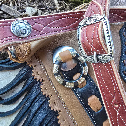 Handmade Brown & Black Crossbody Chap Purse WOMEN - Accessories - Handbags Teskey's