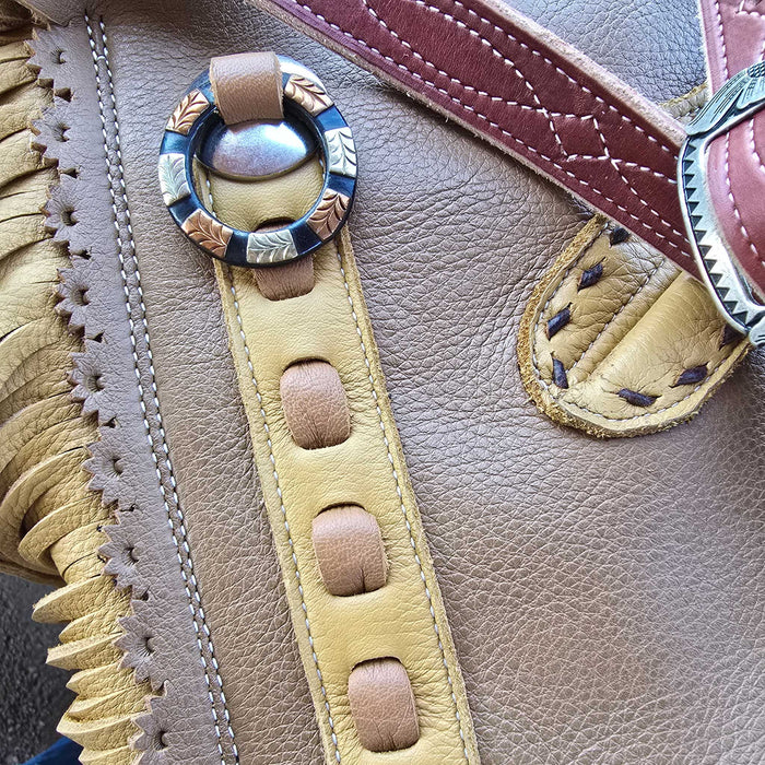 Handmade Crossbody Chap Purse