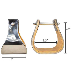 Monel Stirrups Tack - Saddle Accessories Partrade   