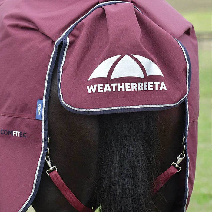 Weatherbeeta ComFiTec Essential Turnout 220G - Burgandy/Navy