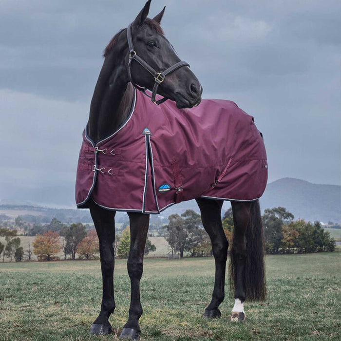Weatherbeeta ComFiTec Essential Turnout 220G - Burgandy/Navy