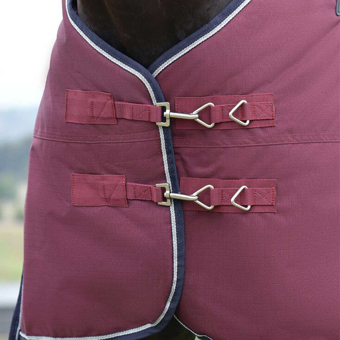 Weatherbeeta ComFiTec Essential Turnout 220G - Burgandy/Navy
