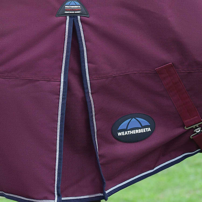 Weatherbeeta ComFiTec Essential Turnout 220G - Burgandy/Navy