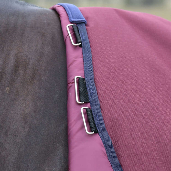 Weatherbeeta ComFiTec Essential Turnout 220G - Burgandy/Navy