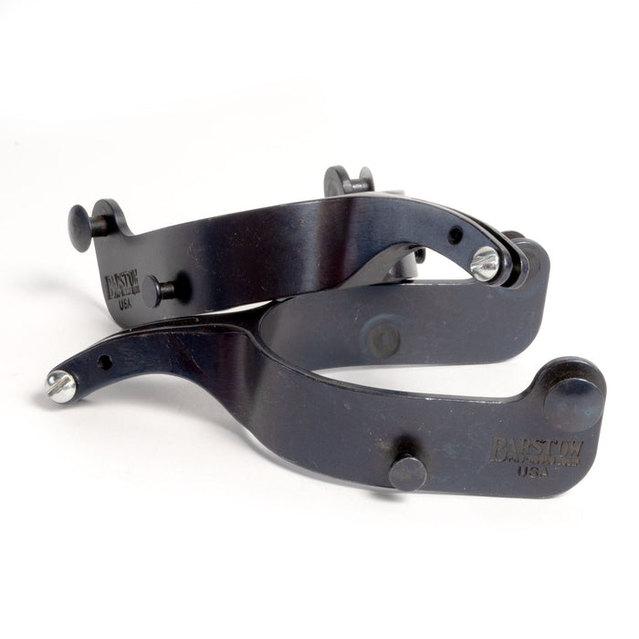 26° Turned Down and Twisted Bull Spurs Tack - Roughstock Barstow Pro Rodeo