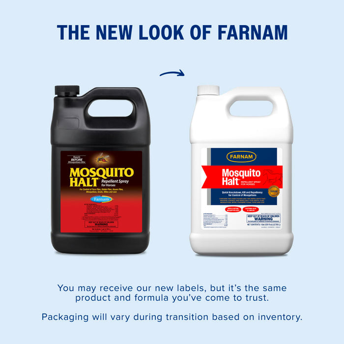 Farnam Mosquito Halt® Repellent Spray for Horses Equine - Fly & Insect Control Farnam