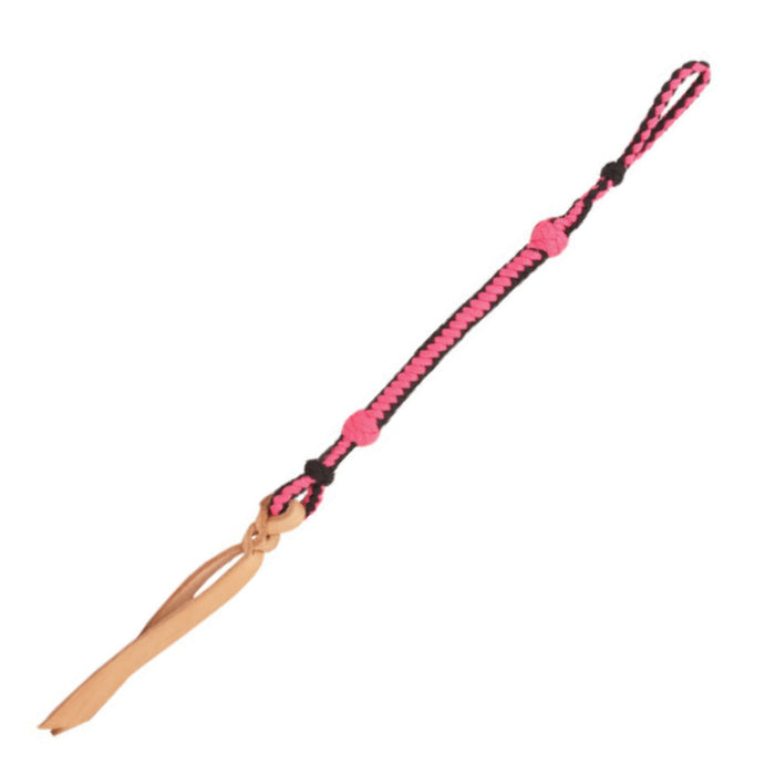 Mustang Poly Quirt Tack - Whips, Crops & Quirts Mustang Pink/Black