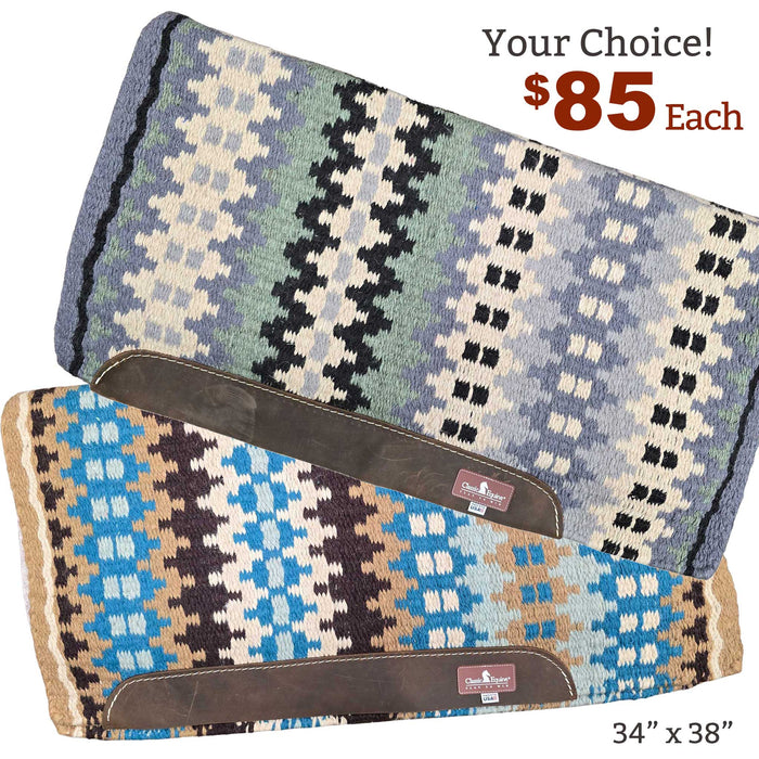 NEW Classic Equine Wool Top Pad 34x38 - Your Choice