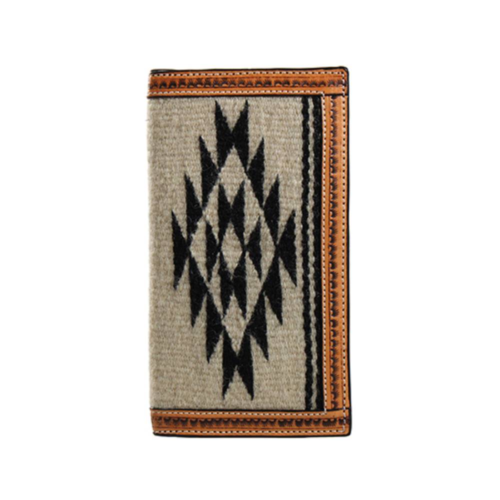3D Aztec Wool Inlay Rodeo Wallet
