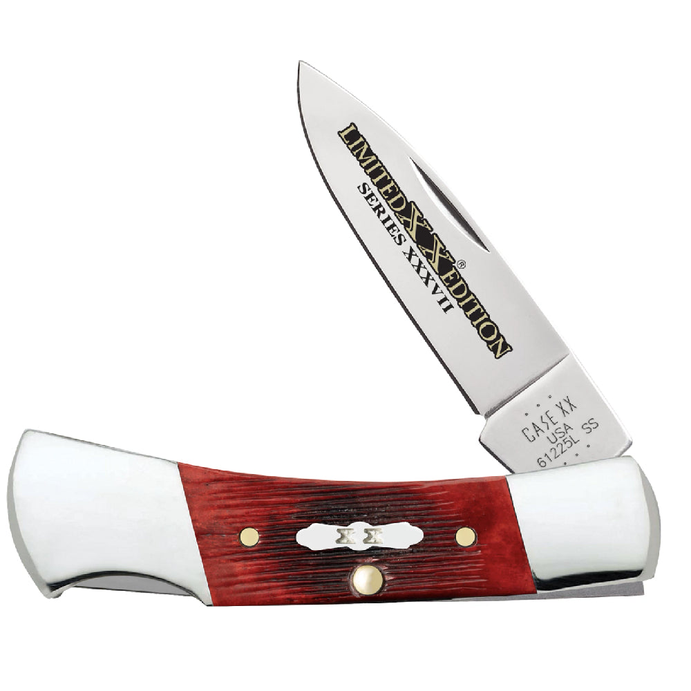Case Limited Edition Old Red Bone Barnboard Jig Lockback Knives WR CASE   