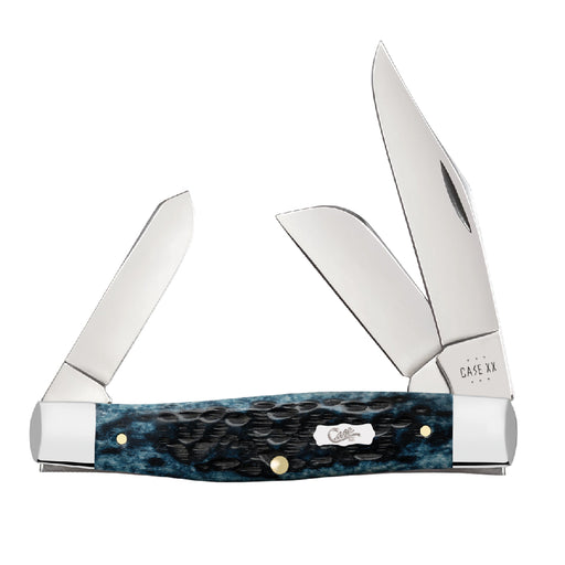 Case Pocket Worn Mediterranean Blue Bone Peach Knives W.R. Case   