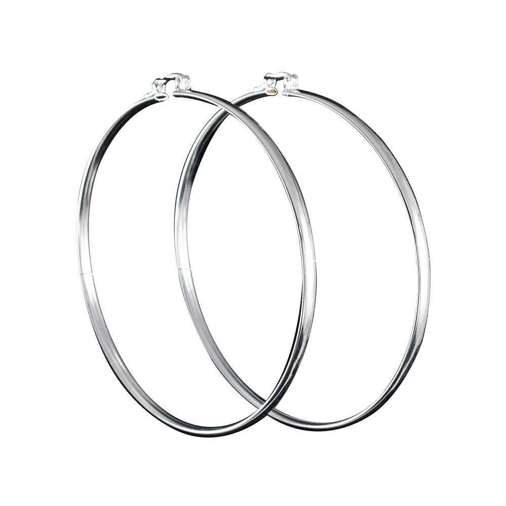 3" Sterling Hoop Earrings WOMEN - Accessories - Jewelry - Earrings Sunwest Silver   
