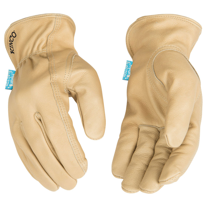 Kinco HydroFlector™ Water-Resistant Premium Grain Cowhide Driver For the Rider - Gloves Kinco