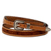 3D  Brown Ostrich Hatband HATS - HAT RESTORATION & ACCESSORIES M&F Western Products   