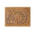 3D Floral Embossed Inlay Bifold Wallet
