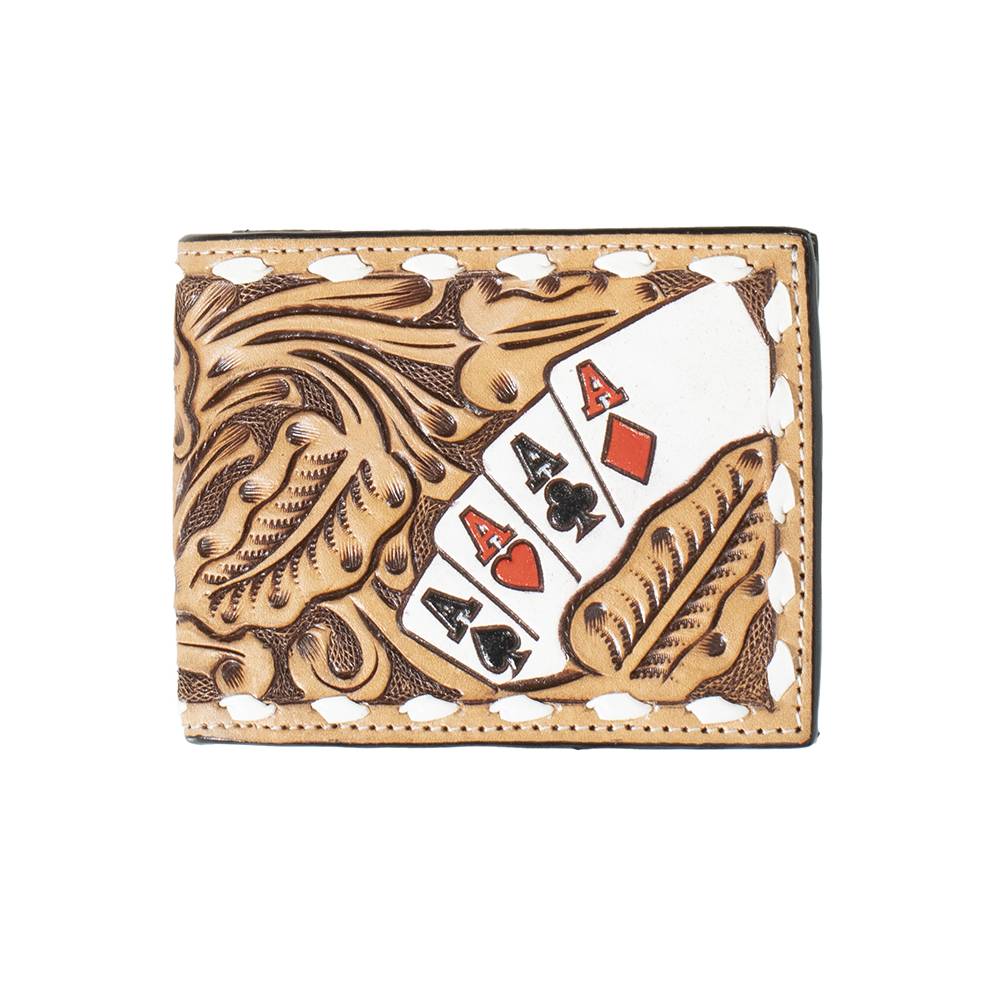 3D Playing Cards Bifold Wallet MEN - Accessories - Wallets & Money Clips M&F Western Products   