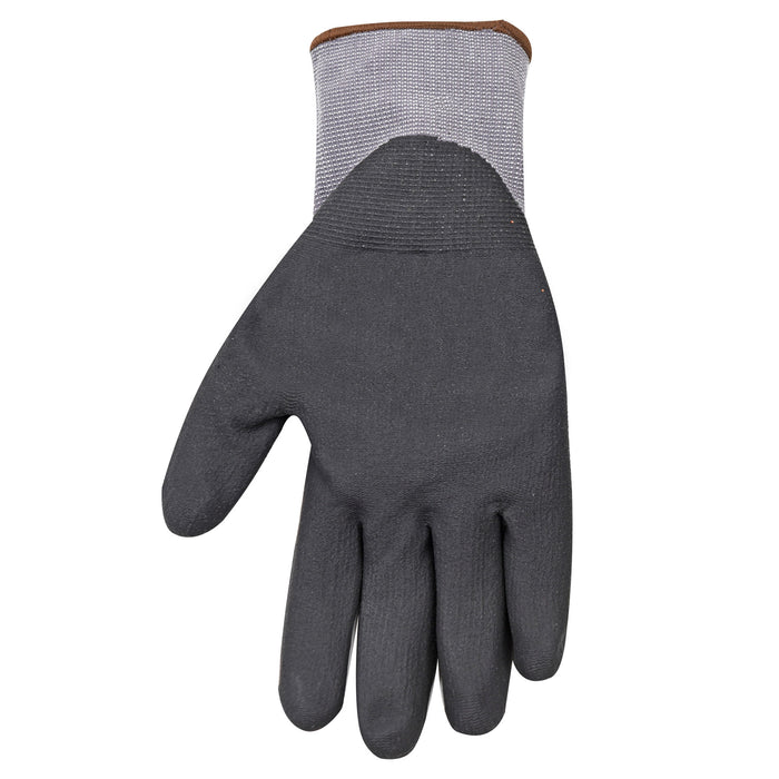Kinco Gray Nylon-Spandex Knit CoolCoat Micro-Foam Nitrile Palm For the Rider - Gloves Kinco