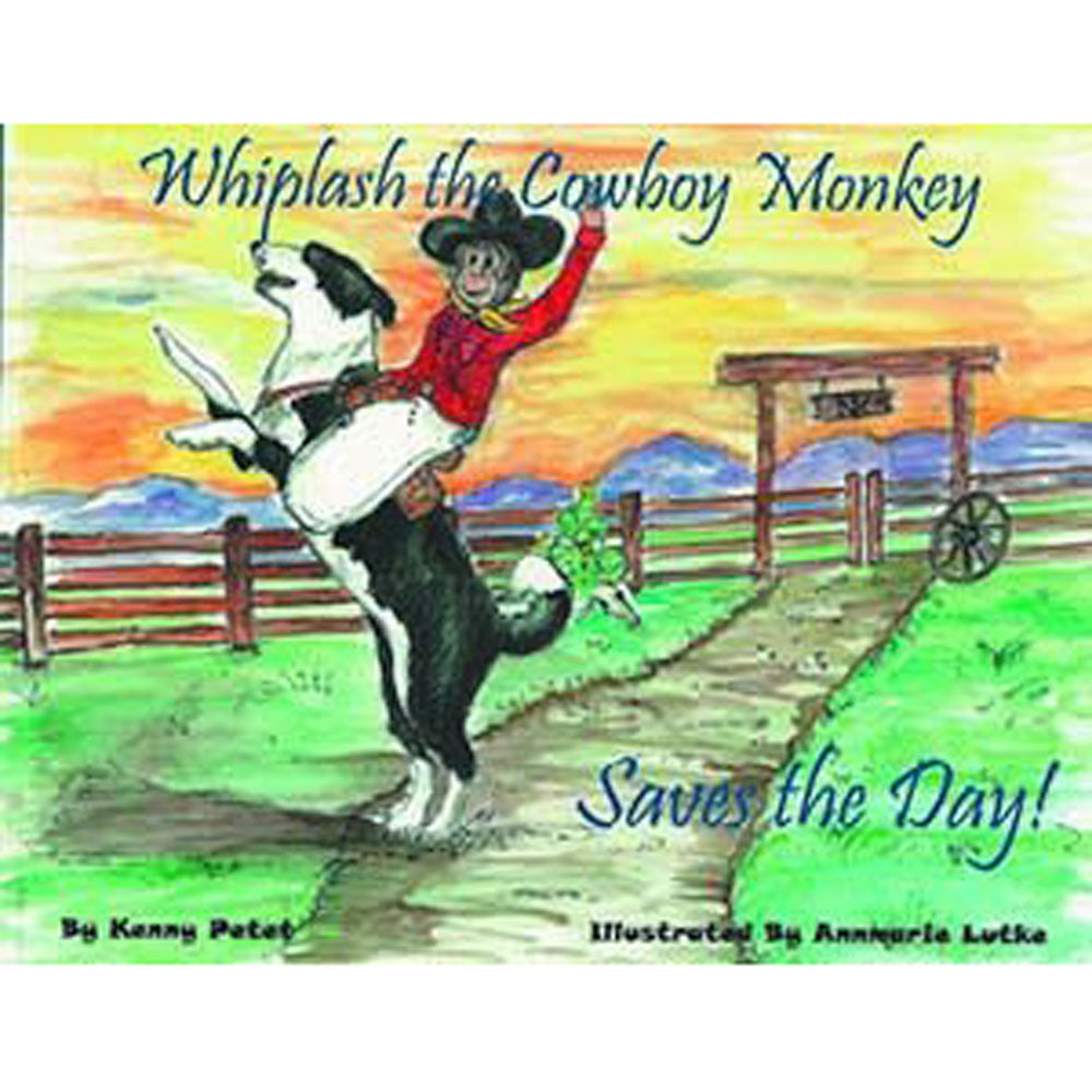 Whiplash the Cowboy Monkey Saves the Day HOME & GIFTS - Books Speck Enterprises   
