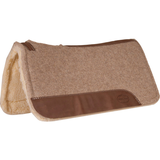 Mustang Contoured Pad with Fleece Bottom Tack - Saddle Pads Mustang