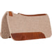 Mustang Tan Wool Contoured Pad Tack - Saddle Pads Mustang