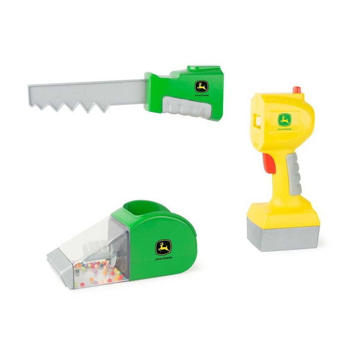 2-in-1 Power Tool Toy with Toy Saw and Toy Vacuum KIDS - Accessories - Toys John Deere