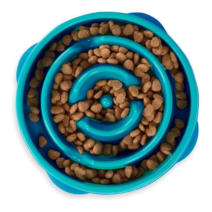 Outward Hound Turquoise Drop Fun Feeder Dog Bowl Pets - Feeding & Watering Outwardhound
