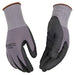 Kinco Gray Nylon-Spandex Knit CoolCoat Micro-Foam Nitrile Palm For the Rider - Gloves Kinco