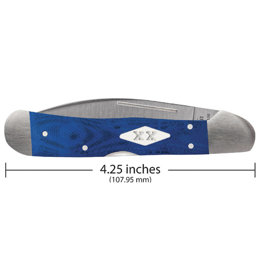 Case Blue G-10 Smooth Copperlock Knives W.R. Case   