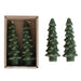 Evergreen Tree Taper Candle Set HOME & GIFTS - Home Decor - Seasonal Decor Creative Co-Op