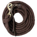 Poly Cowboy Lead Rope Tack - Halters & Leads Mustang Brown
