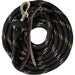 Poly Cowboy Lead Rope Tack - Halters & Leads Mustang Black/Tan