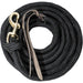 Poly Cowboy Lead Rope Tack - Halters & Leads Mustang Black