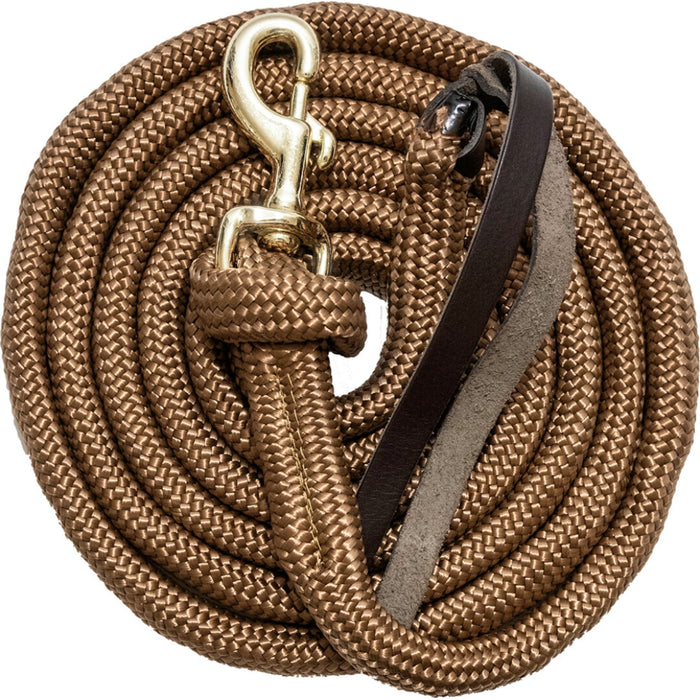 Poly Cowboy Lead Rope Tack - Halters & Leads Mustang Tan