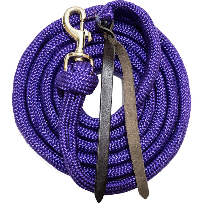 Poly Cowboy Lead Rope Tack - Halters & Leads Mustang Purple