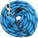 Poly Cowboy Lead Rope Tack - Halters & Leads Mustang Turquoise/Black