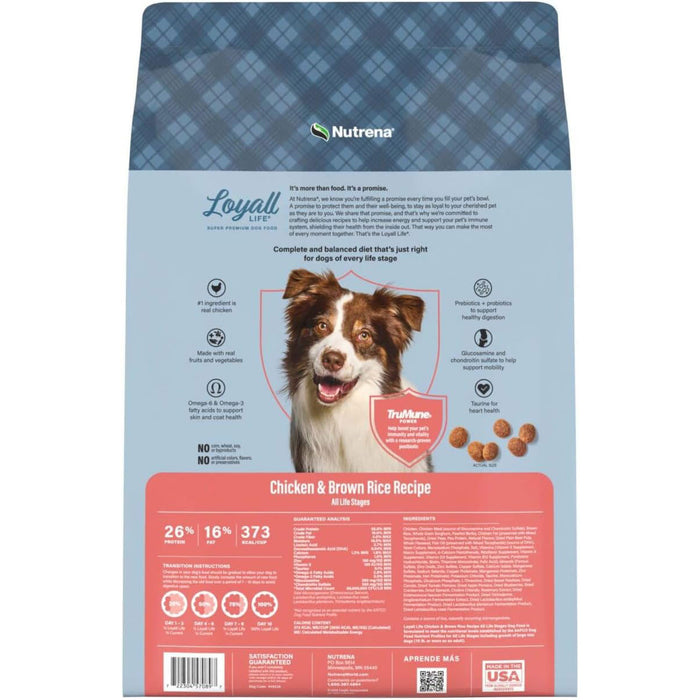 Nutrena Loyall Life All Life Stages Chicken & Rice Dog Food - 20lb Bag Feed & Hay - Feed Nutrena