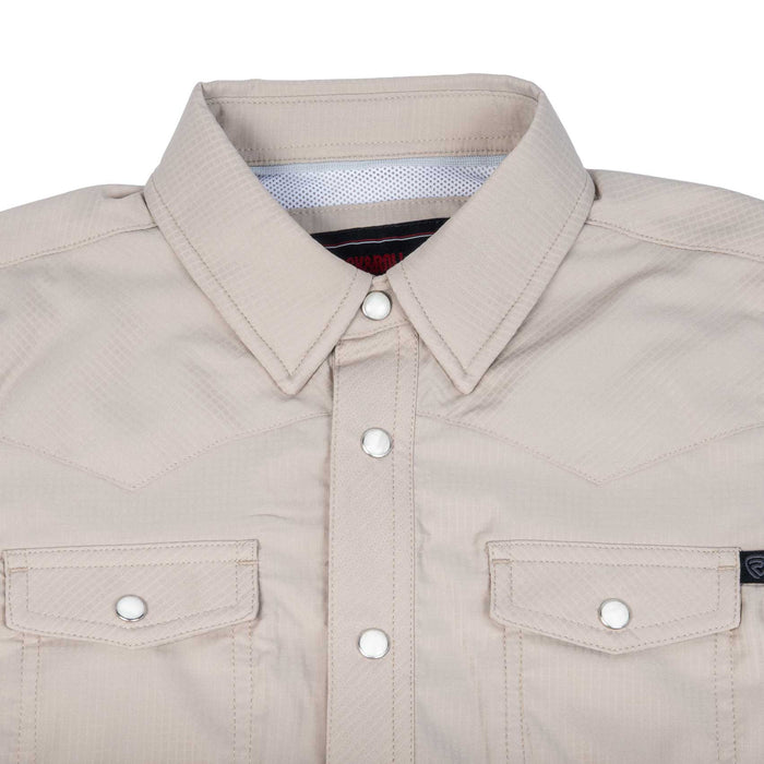 Rock & Roll Denim Boy's Tek Solid Tan Pearl Snap Shirt