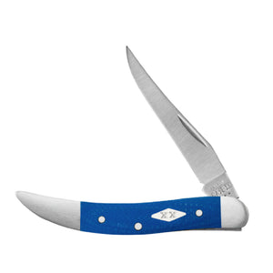 Case Smooth Blue G-10 Small Texas Toothpick Knives W.R. Case   