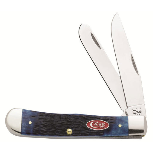 Case Rogers Jig Navy Blue Bone Trapper Knives W.R. Case   