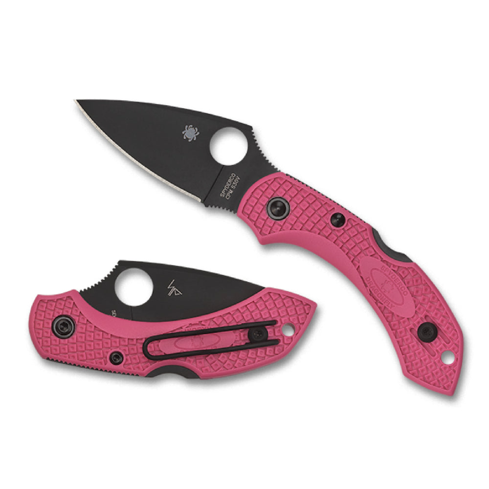 Spyderco Dragonfly 2 Pink/Black Blade Knives SPYDERCO   