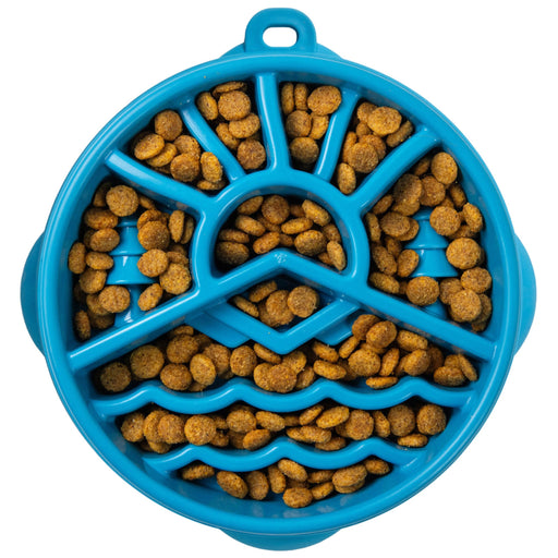 Outward Hound Mountain Blu Fun Feeder Dog Bowl Pets - Feeding & Watering Outwardhound