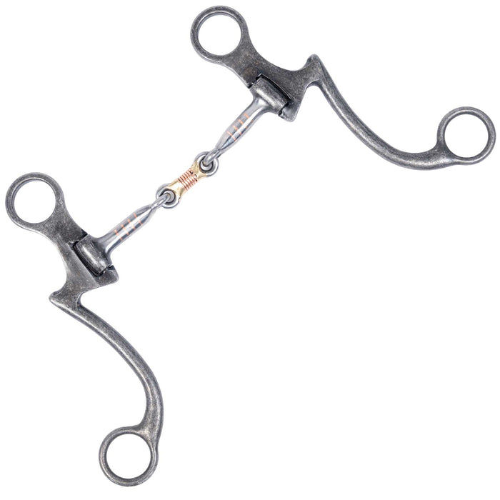 Cowboy Tack Smooth Dot Dog Bone Bit