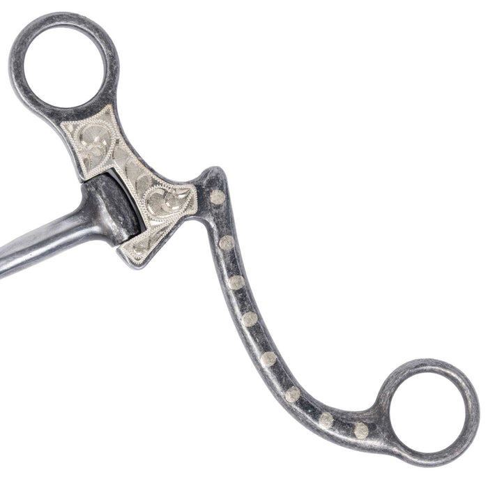 Cowboy Tack Smooth Dot Snaffle Bit