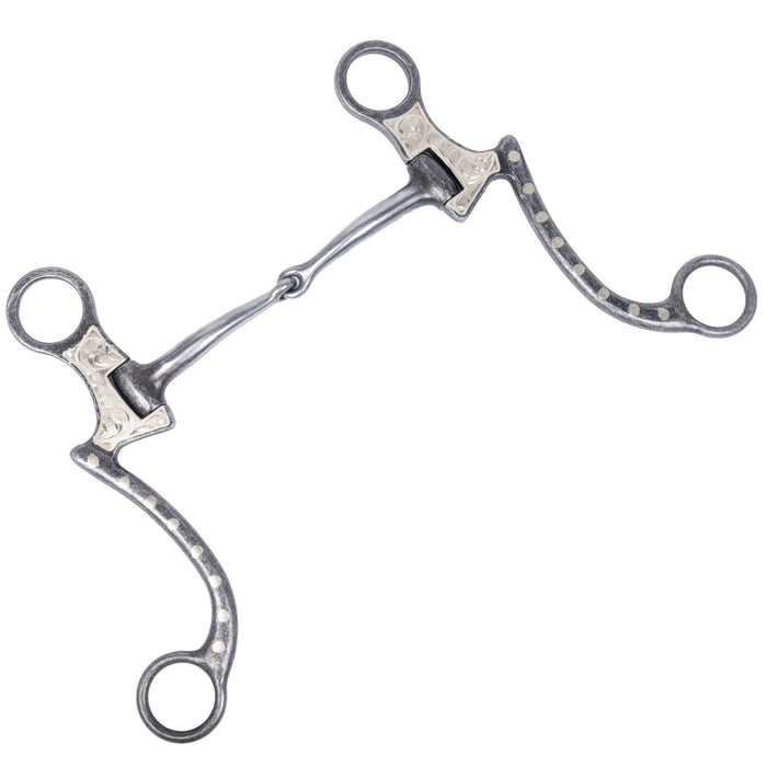 Cowboy Tack Smooth Dot Snaffle Bit