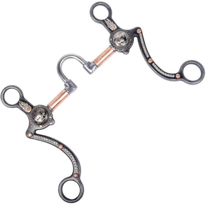 Cowboy Tack Buffalo Coin Correctional Bit