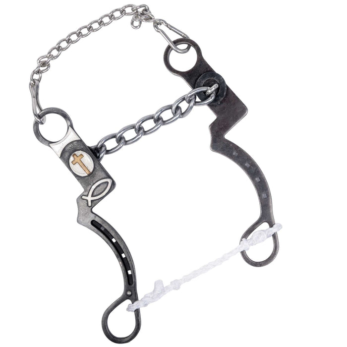 Cowboy Tack Horseshoe Trinity Chain Chain Bit