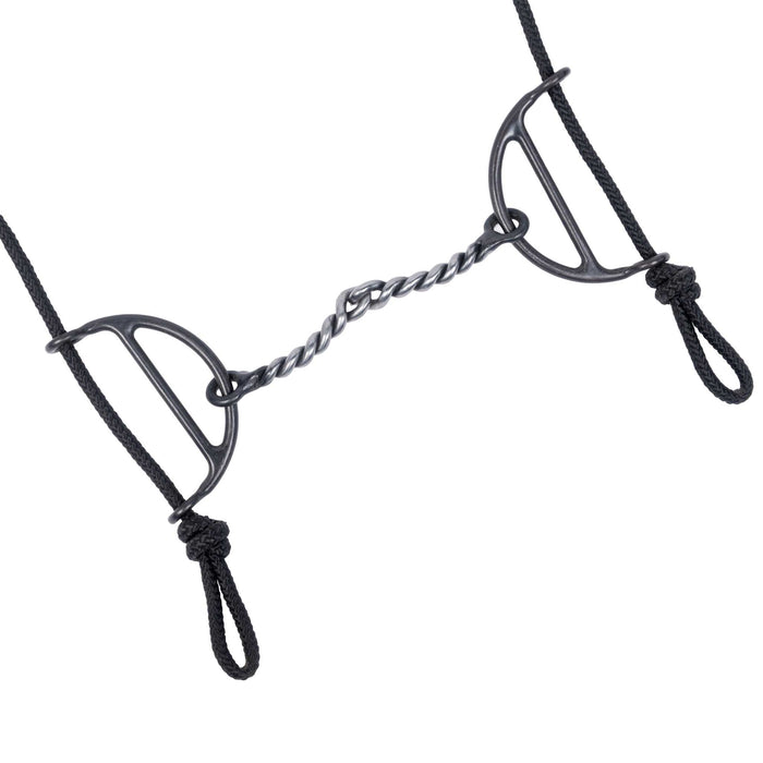 Partrade Twisted Wire Sliding Headstall Gag Bit