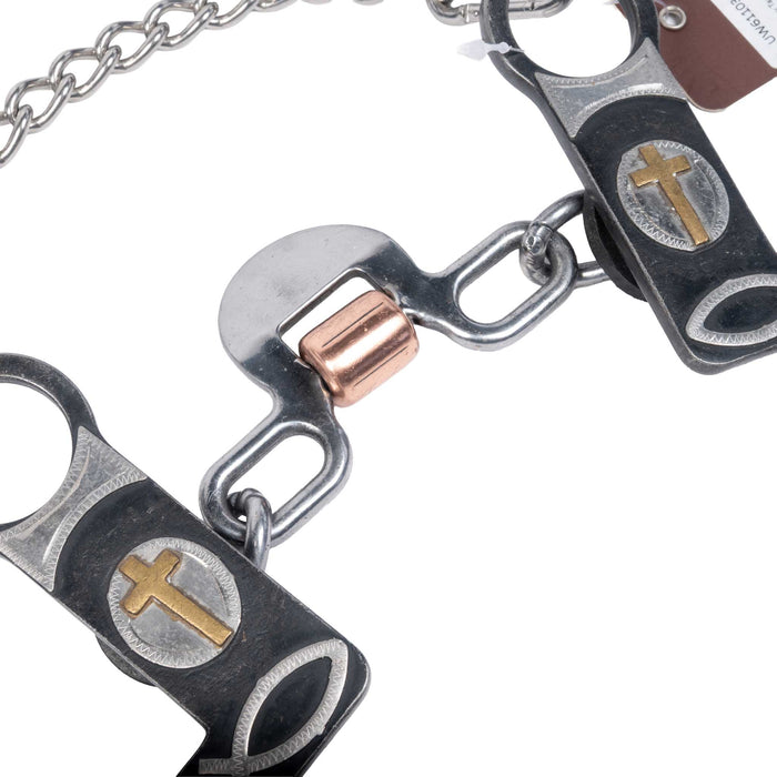 Cowboy Tack Horseshoe Trinity Chain Spoon Bit