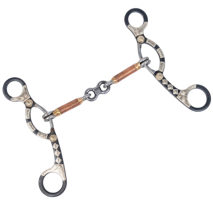 Formay Black Steel Dog Bone Gag Bit