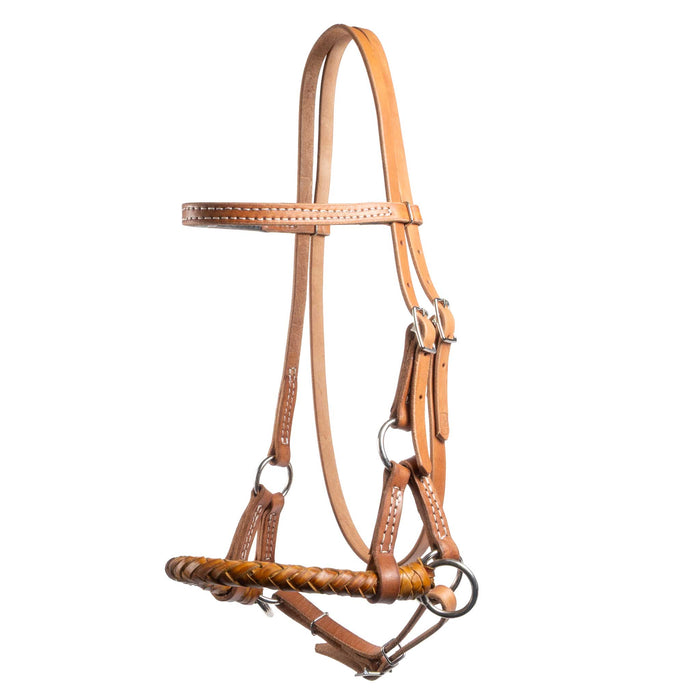 Teskey's Harness Leather Sidepull Tack - Training Teskey's Light Oil